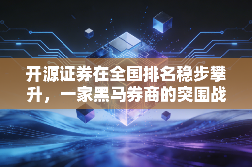 开源证券在全国排名稳步攀升,一家黑马券商的突围战与给普通人的启示