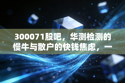 300071股吧，华测检测的慢牛与散户的快钱焦虑，一场关于耐心的修行