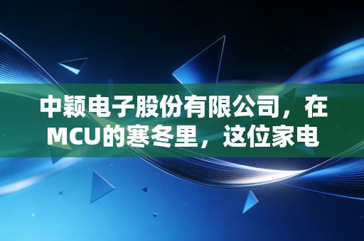 中颖电子股份有限公司，在MCU的寒冬里，这位家电领域的隐形冠军还能撑多久？