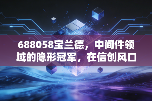 688058宝兰德,中间件领域的隐形冠军,在信创风口下我看好的不仅是技术,更是那份韧性