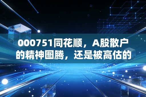 000751同花顺,A股散户的精神图腾,还是被高估的AI概念股?
