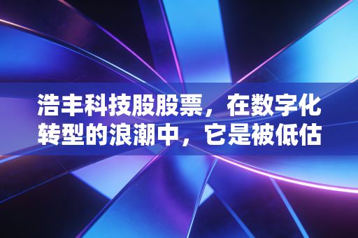 浩丰科技股股票，在数字化转型的浪潮中，它是被低估的潜力股还是高风险的赌注？