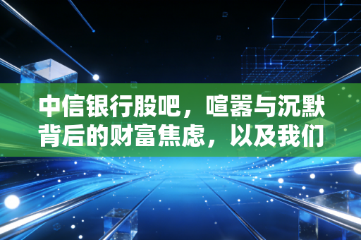 中信银行股吧，喧嚣与沉默背后的财富焦虑，以及我们该如何看懂这只金控巨兽