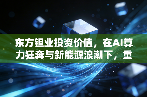 东方钽业投资价值,在AI算力狂奔与新能源浪潮下,重估这位稀缺金属老将的成色