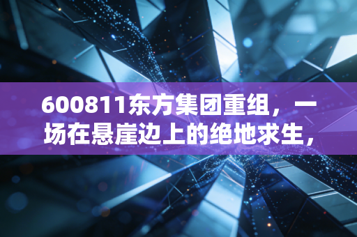 600811东方集团重组,一场在悬崖边上的绝地求生,是馅饼还是陷阱?