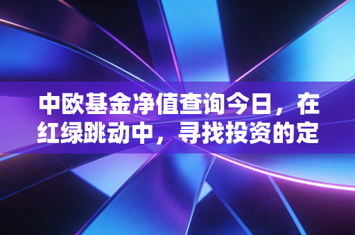 中欧基金净值查询今日,在红绿跳动中,寻找投资的定力