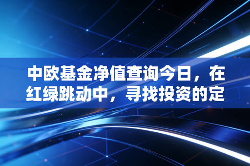 中欧基金净值查询今日，在红绿跳动中，寻找投资的定力