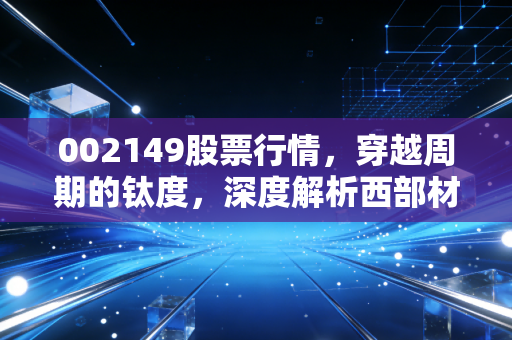 002149股票行情，穿越周期的钛度，深度解析西部材料的投资成色
