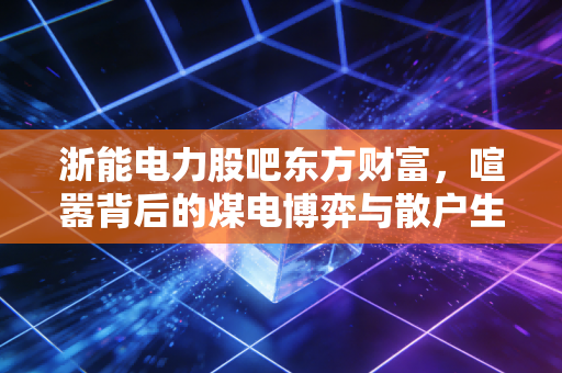 浙能电力股吧东方财富,喧嚣背后的煤电博弈与散户生存实录