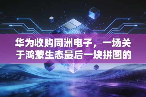 华为收购同洲电子，一场关于鸿蒙生态最后一块拼图的资本博弈与行业变局