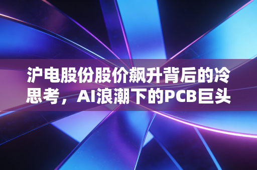 沪电股份股价飙升背后的冷思考,AI浪潮下的PCB巨头还能狂奔多久?