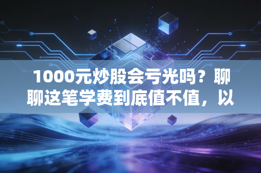 1000元炒股会亏光吗?聊聊这笔学费到底值不值,以及小资金的真实生存法则