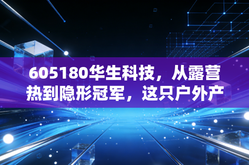 605180华生科技,从露营热到隐形冠军,这只户外产业链的卖铲人到底成色几何?