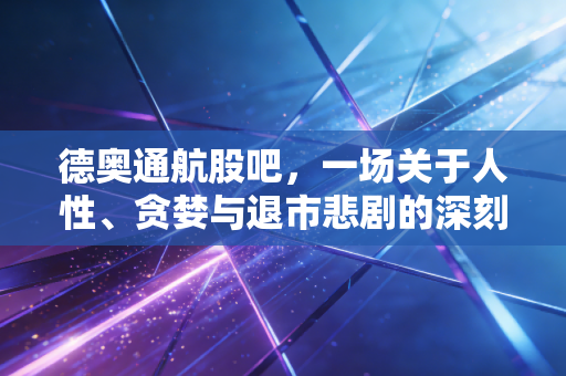德奥通航股吧,一场关于人性、贪婪与退市悲剧的深刻复盘