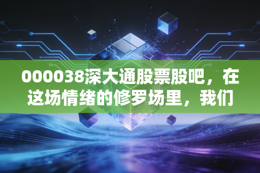 000038深大通股票股吧,在这场情绪的修罗场里,我们到底在博弈什么?