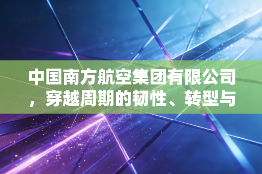 中国南方航空集团有限公司,穿越周期的韧性、转型与蓝天下的商业版图