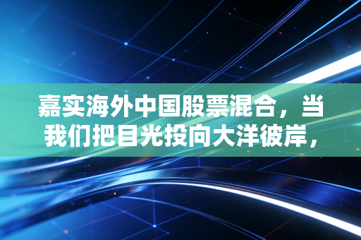 嘉实海外中国股票混合，当我们把目光投向大洋彼岸，是在赌国运还是在捡便宜？