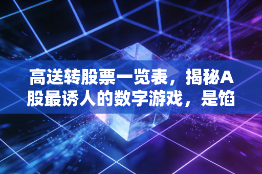 高送转股票一览表，揭秘A股最诱人的数字游戏，是馅饼还是陷阱？