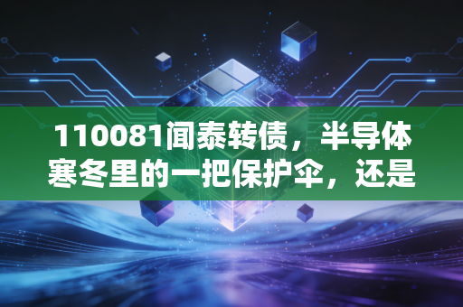 110081闻泰转债,半导体寒冬里的一把保护伞,还是下一个十倍股的潜伏地?