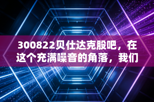 300822贝仕达克股吧,在这个充满噪音的角落,我们该如何看清一家公司的真面目?