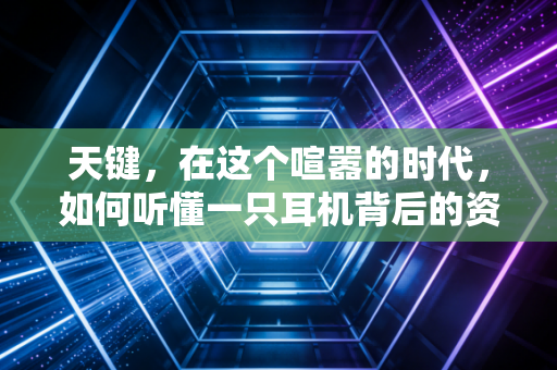 天键,在这个喧嚣的时代,如何听懂一只耳机背后的资本逻辑与未来博弈