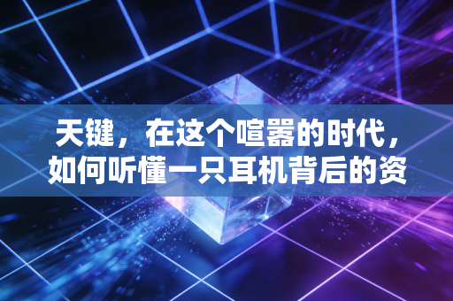 天键，在这个喧嚣的时代，如何听懂一只耳机背后的资本逻辑与未来博弈