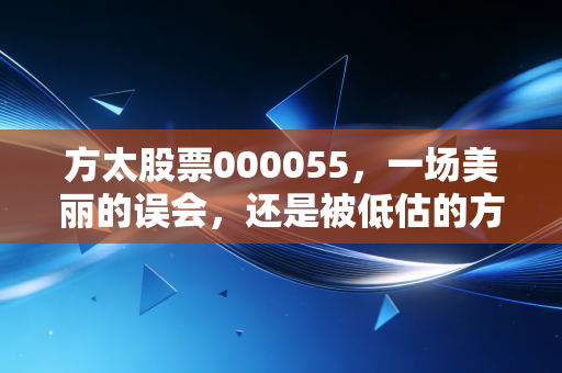 方太股票000055,一场美丽的误会,还是被低估的方大?