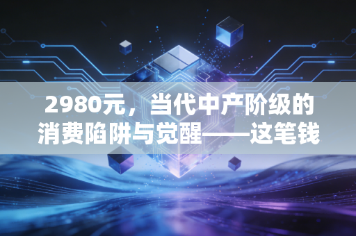 2980元，当代中产阶级的消费陷阱与觉醒——这笔钱到底花哪儿了？