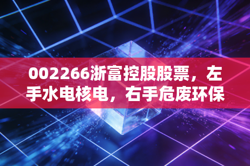 002266浙富控股股票,左手水电核电,右手危废环保,这只跨界王值得我们长期守候吗?