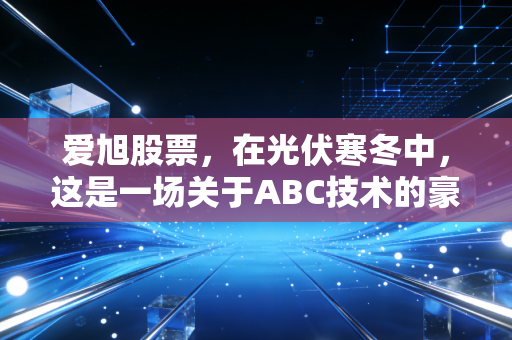 爱旭股票，在光伏寒冬中，这是一场关于ABC技术的豪赌还是绝地反击？