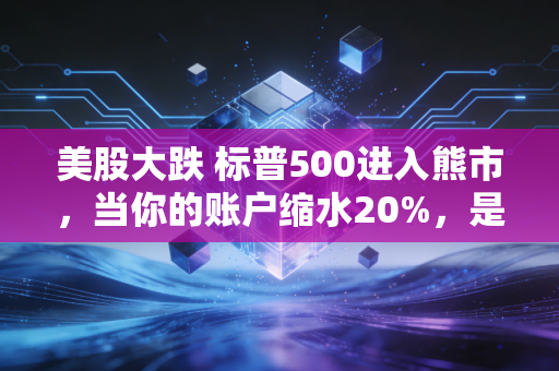 美股大跌 标普500进入熊市,当你的账户缩水20%,是该割肉还是坚守?