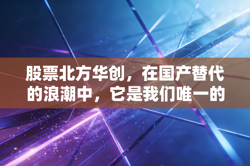 股票北方华创，在国产替代的浪潮中，它是我们唯一的硬核信仰吗？