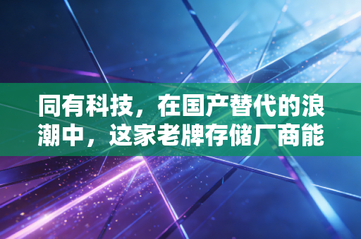 同有科技，在国产替代的浪潮中，这家老牌存储厂商能否迎来第二春？