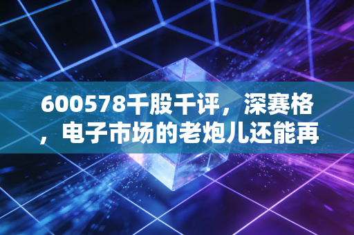 600578千股千评，深赛格，电子市场的老炮儿还能再战江湖吗？