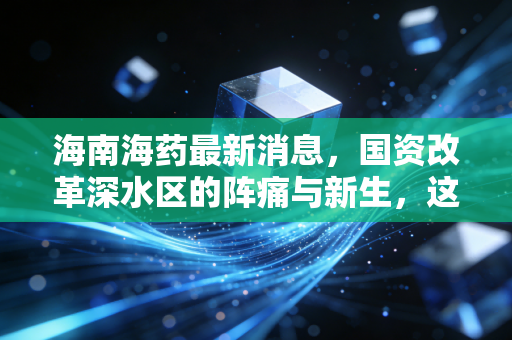 海南海药最新消息,国资改革深水区的阵痛与新生,这只海南明珠还能闪耀吗?