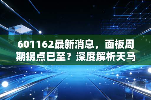 601162最新消息,面板周期拐点已至?深度解析天马微电子的车载突围与投资价值