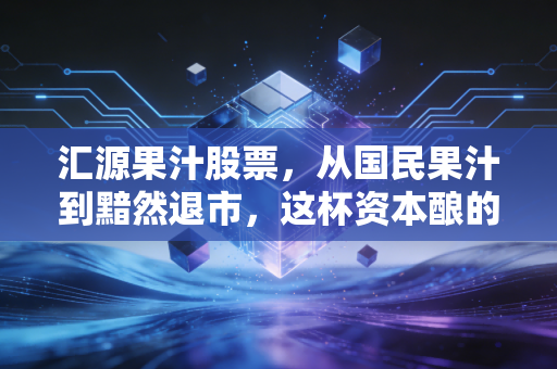 汇源果汁股票,从国民果汁到黯然退市,这杯资本酿的苦酒到底该怪谁?