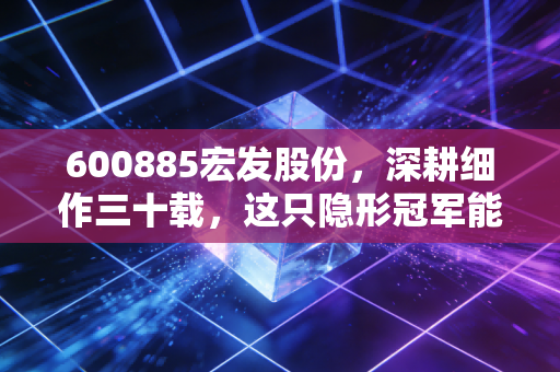 600885宏发股份，深耕细作三十载，这只隐形冠军能否撑起中国制造的新脊梁？
