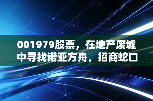 001979股票，在地产废墟中寻找诺亚方舟，招商蛇口到底值不值得托付？