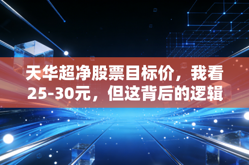 天华超净股票目标价,我看25-30元,但这背后的逻辑比数字更重要
