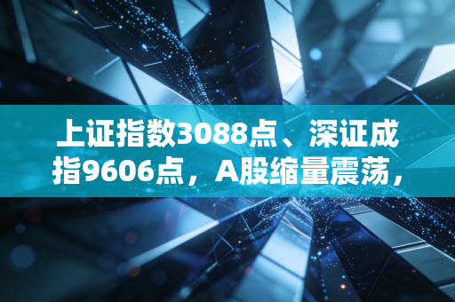 上证指数3088点、深证成指9606点，A股缩量震荡，我们该如何在垃圾时间寻找黄金？
