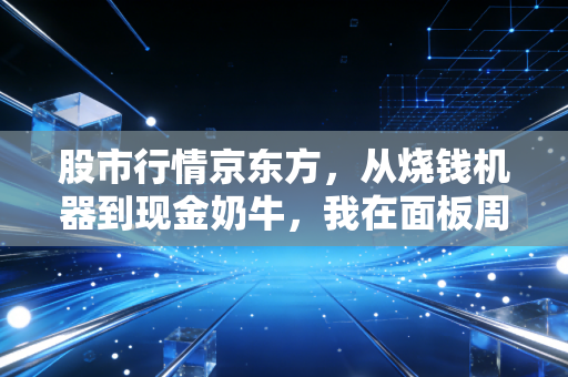 股市行情京东方，从烧钱机器到现金奶牛，我在面板周期的起落中看到了什么？