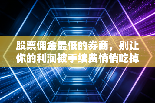 股票佣金最低的券商,别让你的利润被手续费悄悄吃掉,万字长文深度解析省钱之道