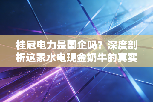 桂冠电力是国企吗?深度剖析这家水电现金奶牛的真实底色与投资逻辑