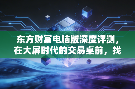 东方财富电脑版深度评测，在大屏时代的交易桌前，找回投资的节奏感