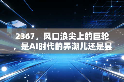2367，风口浪尖上的巨轮，是AI时代的弄潮儿还是昙花一现的泡沫？