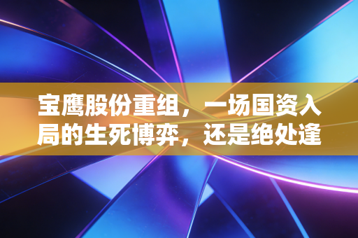宝鹰股份重组,一场国资入局的生死博弈,还是绝处逢生的财富密码?