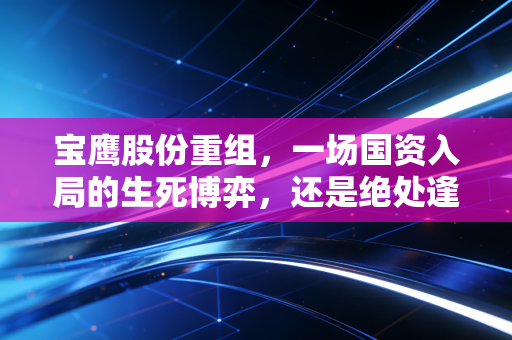 宝鹰股份重组,一场国资入局的生死博弈,还是绝处逢生的财富密码?