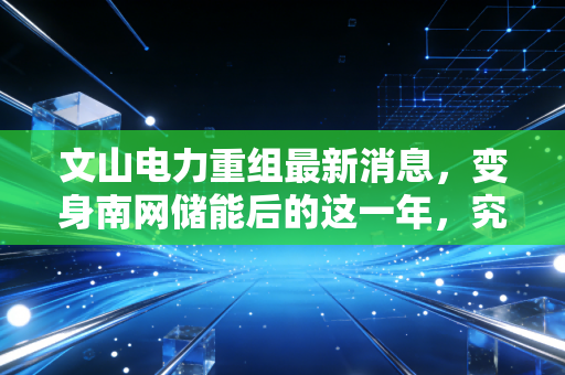 文山电力重组最新消息,变身南网储能后的这一年,究竟是脱胎换骨还是换个马甲?