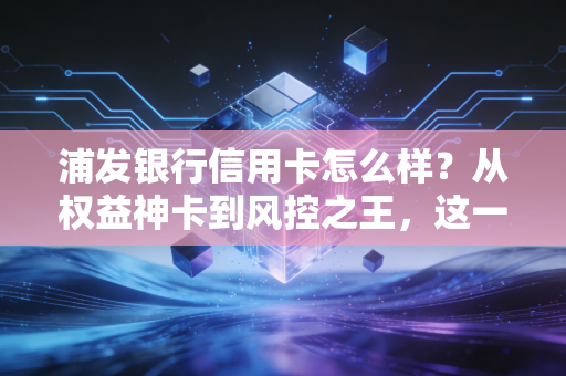 浦发银行信用卡怎么样?从权益神卡到风控之王,这一篇大实话告诉你值不值得办